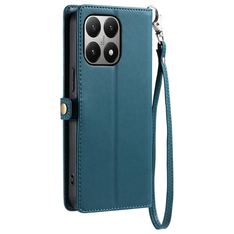 For Xiaomi 15T Wallet Multi-card Slot Leather Phone Case with Lanyard