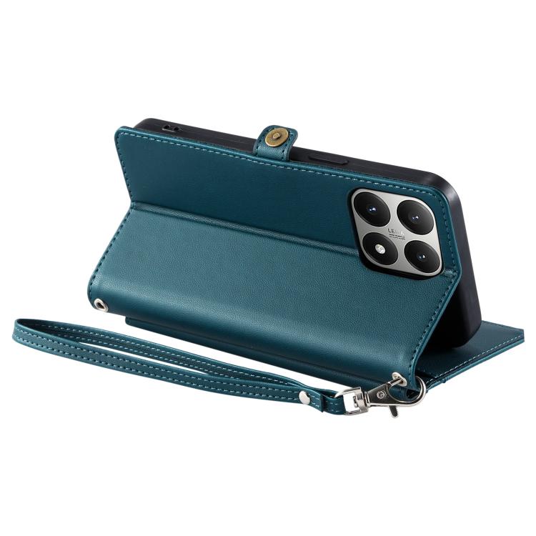 For Xiaomi 15T Wallet Multi-card Slot Leather Phone Case with Lanyard