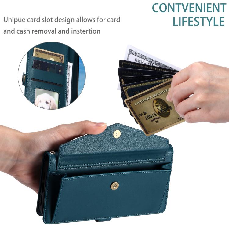 For Redmi Note 14 Pro 4G Wallet Multi-card Slot Leather Phone Case with Lanyard