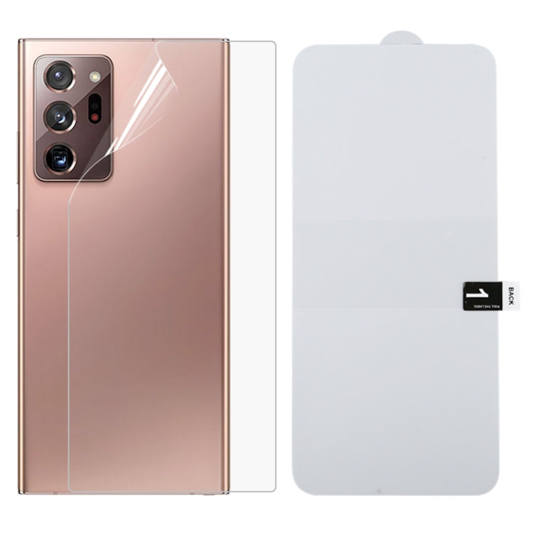 For Samsung Galaxy Note20 Ultra Full Screen Protector Explosion-proof Hydrogel Back Film