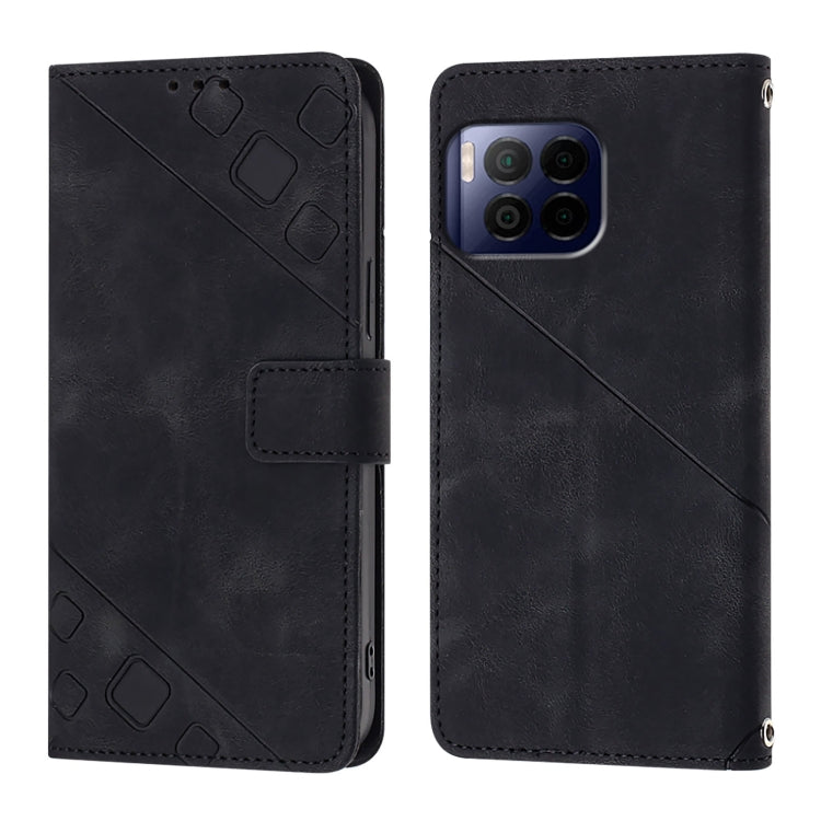 For T-Mobile REVVL 7 Pro 5G Skin-feel Embossed Leather Phone Case