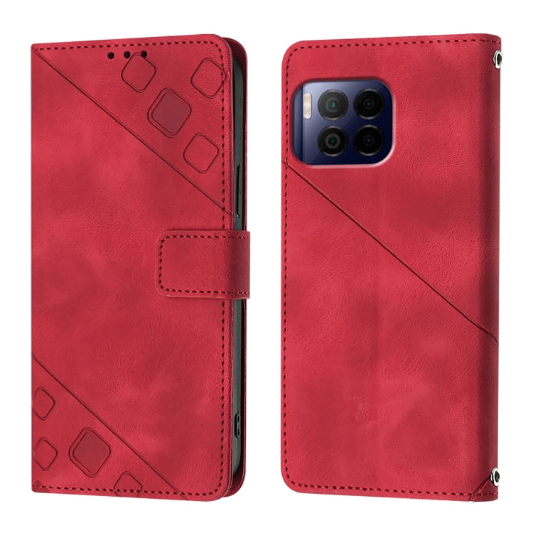 For T-Mobile REVVL 7 Pro 5G Skin-feel Embossed Leather Phone Case