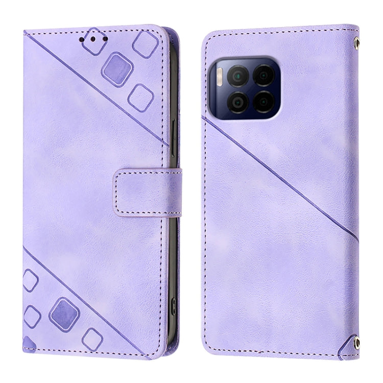 For T-Mobile REVVL 7 Pro 5G Skin-feel Embossed Leather Phone Case