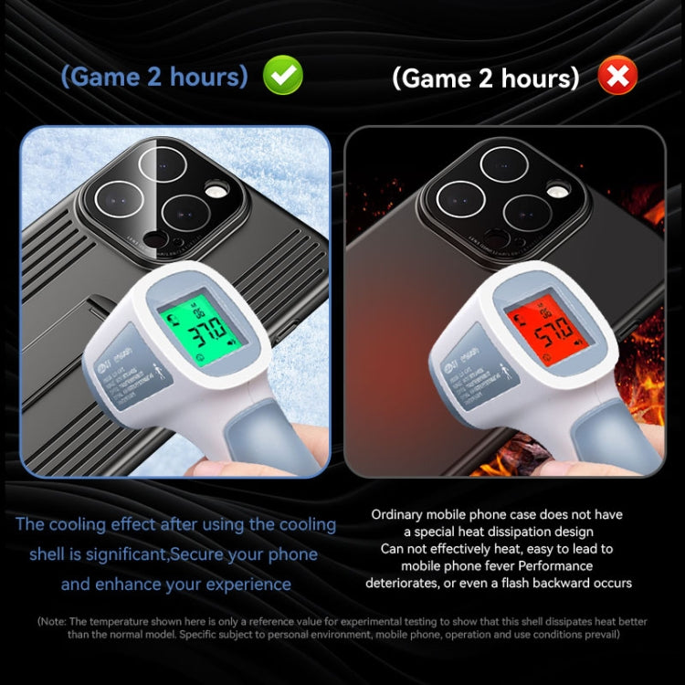 For iPhone 16 Pro Max Extraordinary Cooling Holder Phone Case