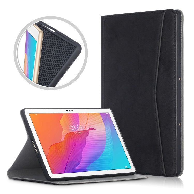 For Huawei Enjoy Tablet 2 10.1 inch / Honor Pad 6 10.1 inch Marble Cloth Texture Horizontal Flip Leather Case with Holder