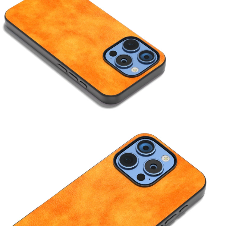 For iPhone 16 Pro Max Dual Color Lichi Texture PU Phone Case
