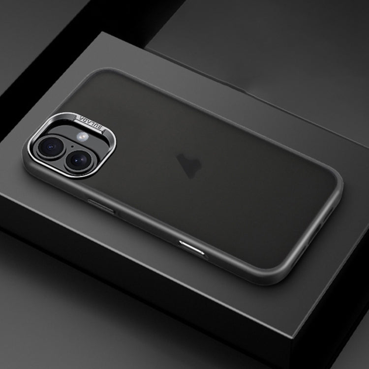 For iPhone 16 Plus SULADA Skin Feel Matte Shockproof Phone Case