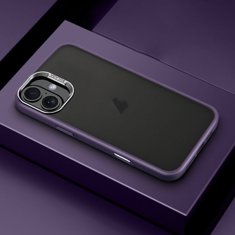 For iPhone 16 Plus SULADA Skin Feel Matte Shockproof Phone Case