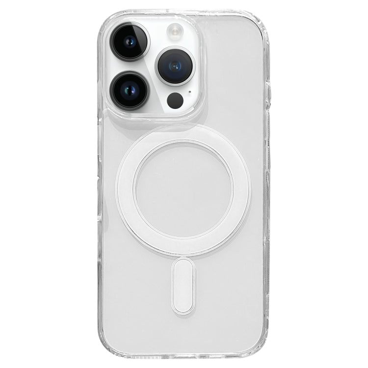 For iPhone 13 Pro Max Clear Acrylic TPU MagSafe Phone Case, Pop-up Animation Version - Transparent