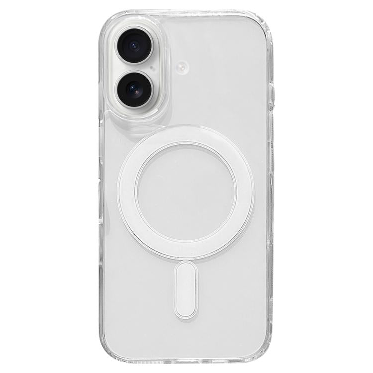 For iPhone 17 Clear Acrylic TPU MagSafe Phone Case, Pop-up Animation Version - Transparent