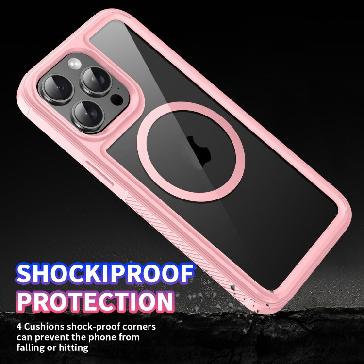 For iPhone 15 Pro Max Forerunner Shockproof Acrylic Hybrid TPU Magsafe Phone Case