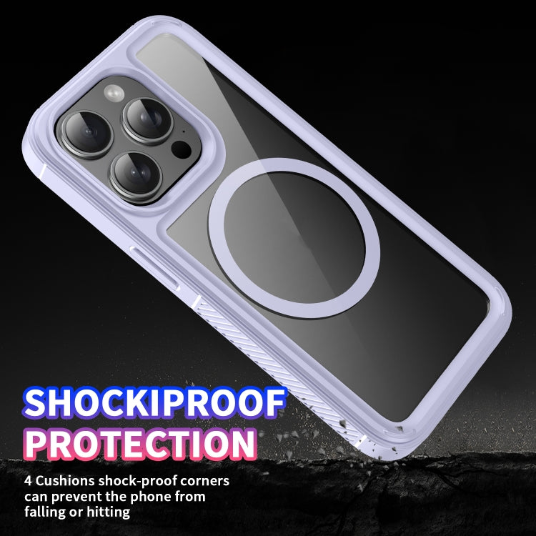 For iPhone 14 Pro Forerunner Shockproof Acrylic Hybrid TPU Magsafe Phone Case
