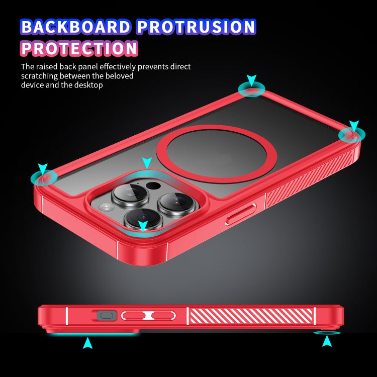 For iPhone 14 Pro Forerunner Shockproof Acrylic Hybrid TPU Magsafe Phone Case