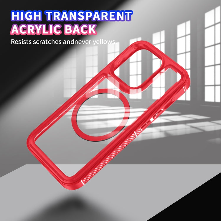 For iPhone 14 Pro Forerunner Shockproof Acrylic Hybrid TPU Magsafe Phone Case