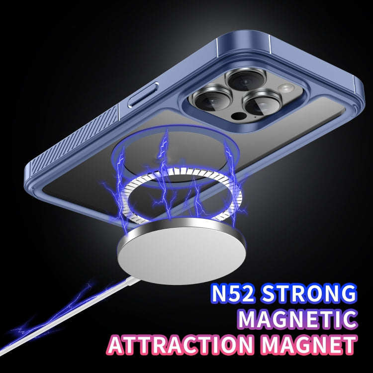 For iPhone 14 Pro Forerunner Shockproof Acrylic Hybrid TPU Magsafe Phone Case
