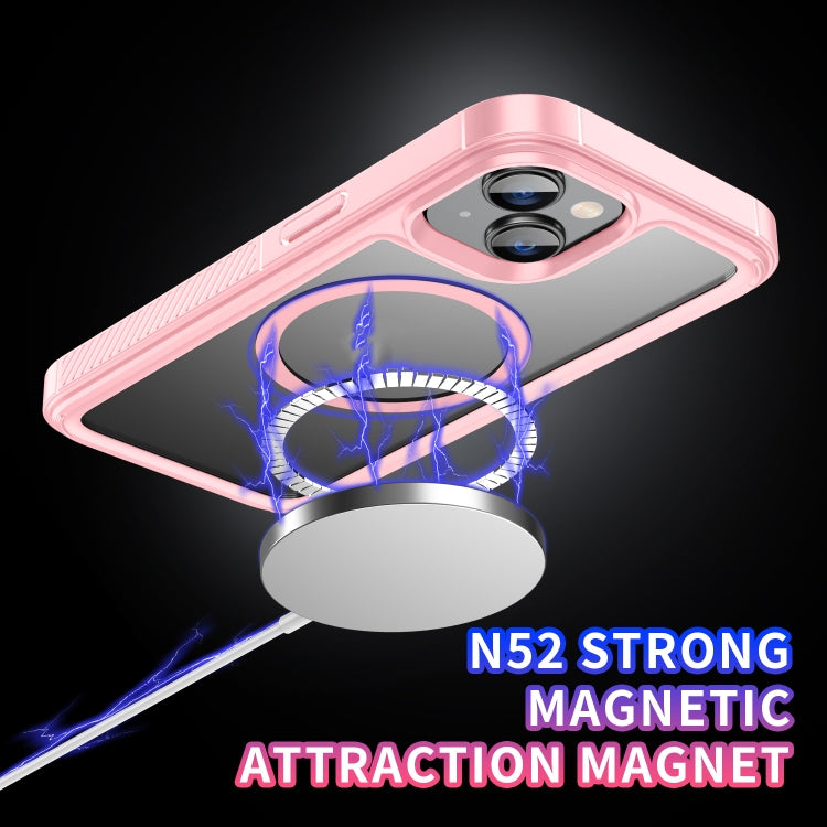 For iPhone 13 Forerunner Shockproof Acrylic Hybrid TPU Magsafe Phone Case
