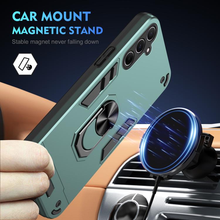 For Samsung Galaxy A26 5G Shockproof Metal Ring Holder Phone Case