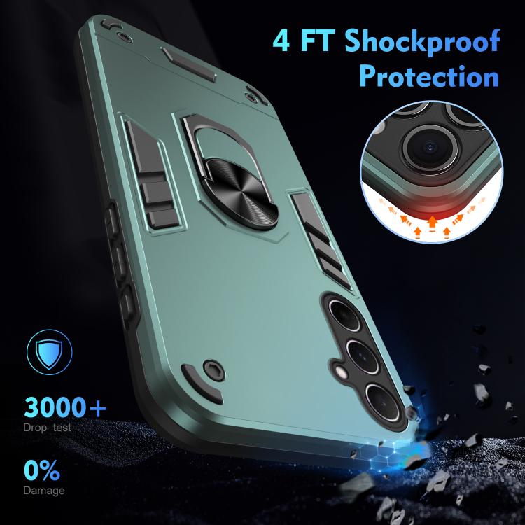For Samsung Galaxy A26 5G Shockproof Metal Ring Holder Phone Case