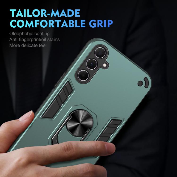 For Samsung Galaxy A26 5G Shockproof Metal Ring Holder Phone Case