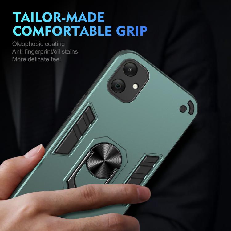 For Samsung Galaxy A06 5G Shockproof Metal Ring Holder Phone Case
