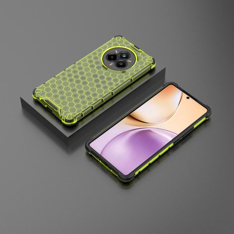 For Realme 14 Pro 5G Global Shockproof Honeycomb PC + TPU Protective Phone Case