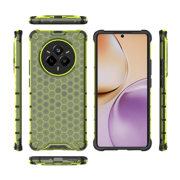 For Realme 14 Pro 5G Global Shockproof Honeycomb PC + TPU Protective Phone Case