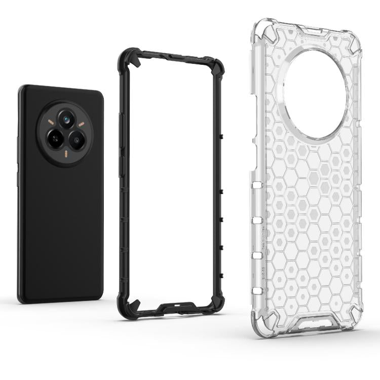 For Realme 14 Pro 5G Global Shockproof Honeycomb PC + TPU Protective Phone Case