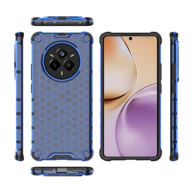 For Realme 14 Pro 5G Global Shockproof Honeycomb PC + TPU Protective Phone Case
