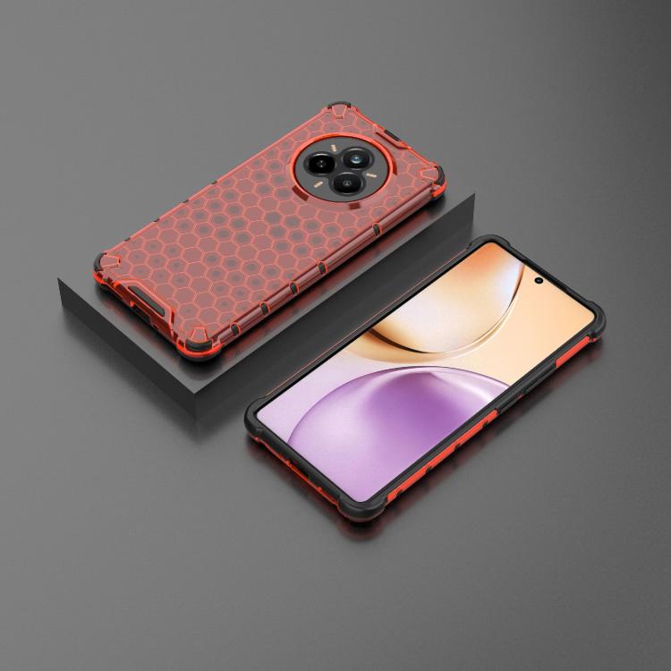 For Realme 14 Pro 5G Global Shockproof Honeycomb PC + TPU Protective Phone Case