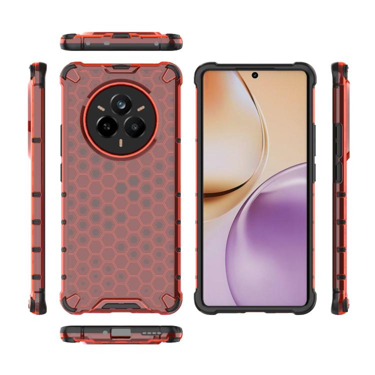 For Realme 14 Pro 5G Global Shockproof Honeycomb PC + TPU Protective Phone Case