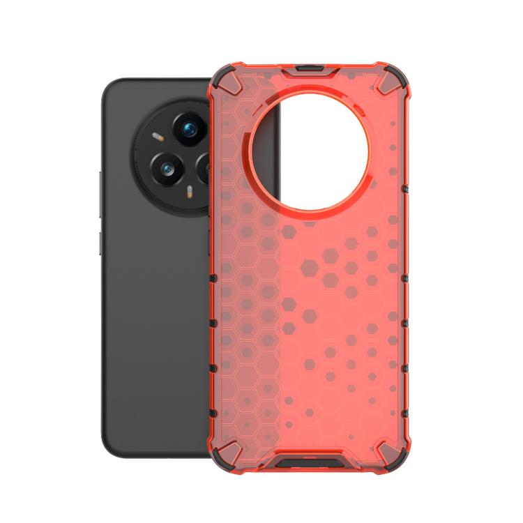 For Realme 14 Pro+ 5G Shockproof Honeycomb PC + TPU Protective Phone Case