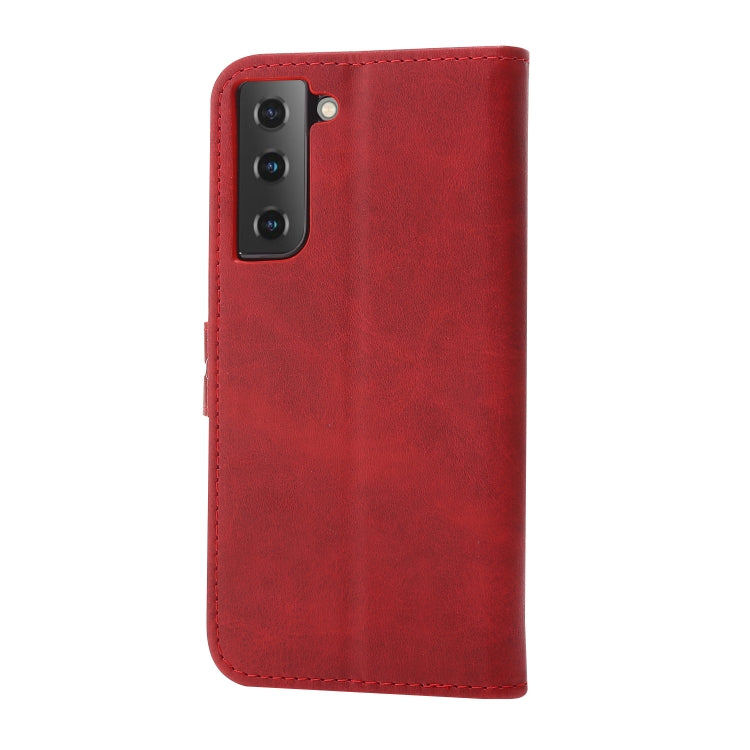 For Samsung Galaxy S25 5G Embossed Happy Cat Pattern Flip Leather Phone Case