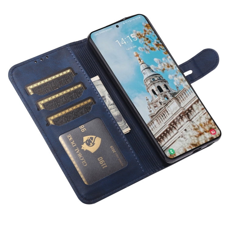 For Samsung Galaxy S25 5G Embossed Happy Cat Pattern Flip Leather Phone Case