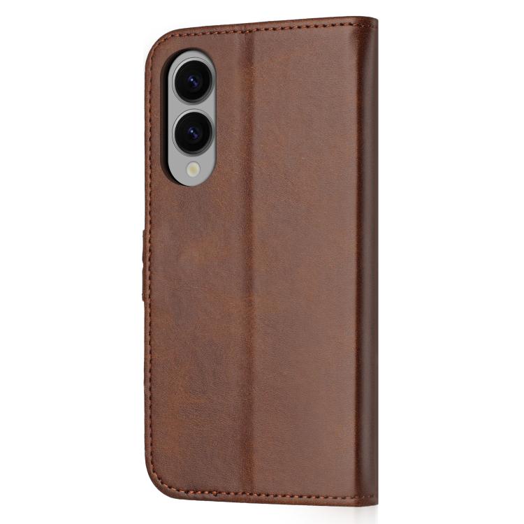 For Samsung Galaxy S25 Edge 5G Embossed Happy Cat Pattern Flip Leather Phone Case