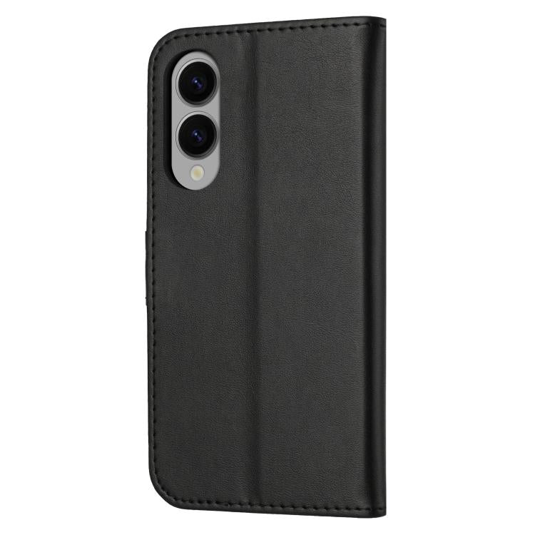 For Samsung Galaxy S25 Edge 5G Embossed Happy Cat Pattern Flip Leather Phone Case