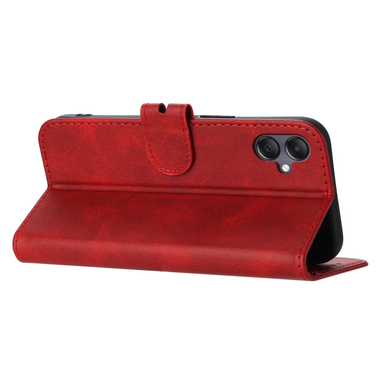 For Samsung Galaxy A06 4G Global Embossed Happy Cat Pattern Flip Leather Phone Case