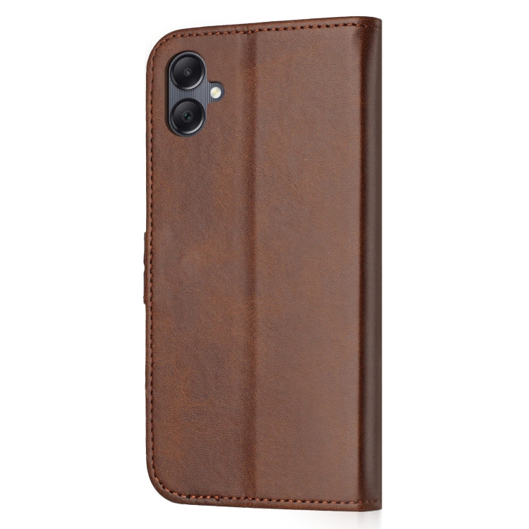 For Samsung Galaxy A06 4G Global Embossed Happy Cat Pattern Flip Leather Phone Case