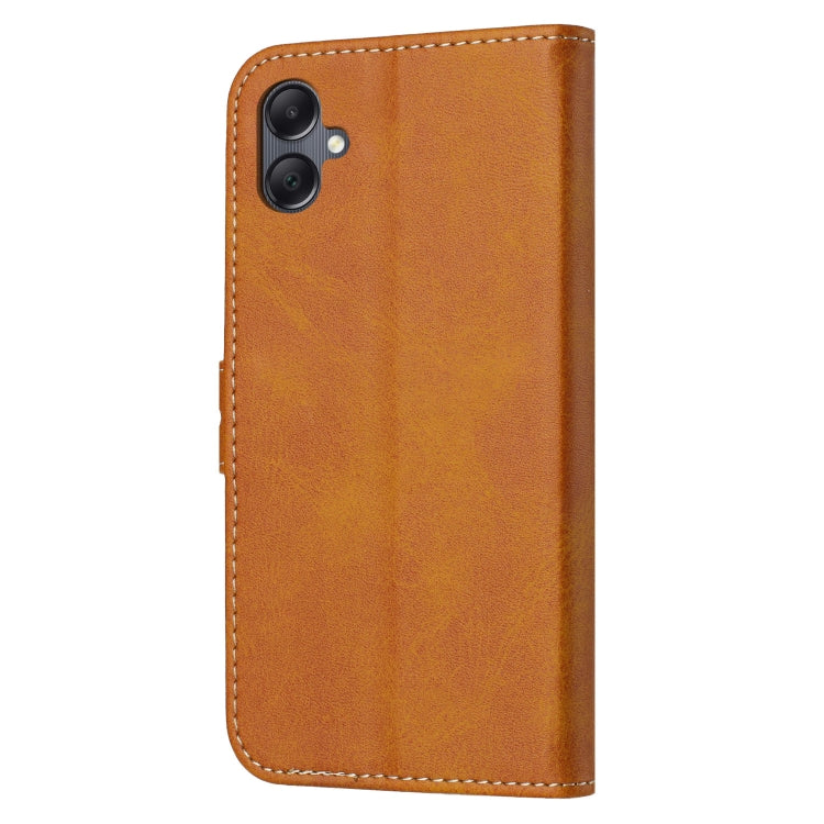 For Samsung Galaxy A06 4G Global Embossed Happy Cat Pattern Flip Leather Phone Case