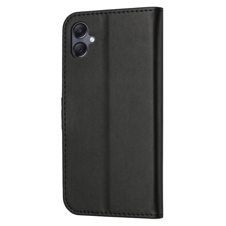 For Samsung Galaxy A06 4G Global Embossed Happy Cat Pattern Flip Leather Phone Case