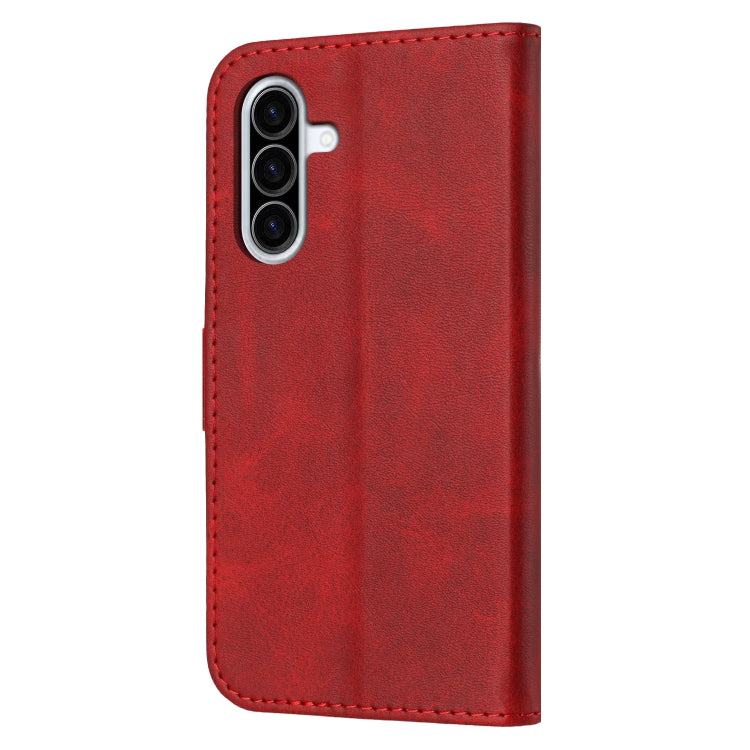 For Samsung Galaxy A36 5G Embossed Happy Cat Pattern Flip Leather Phone Case