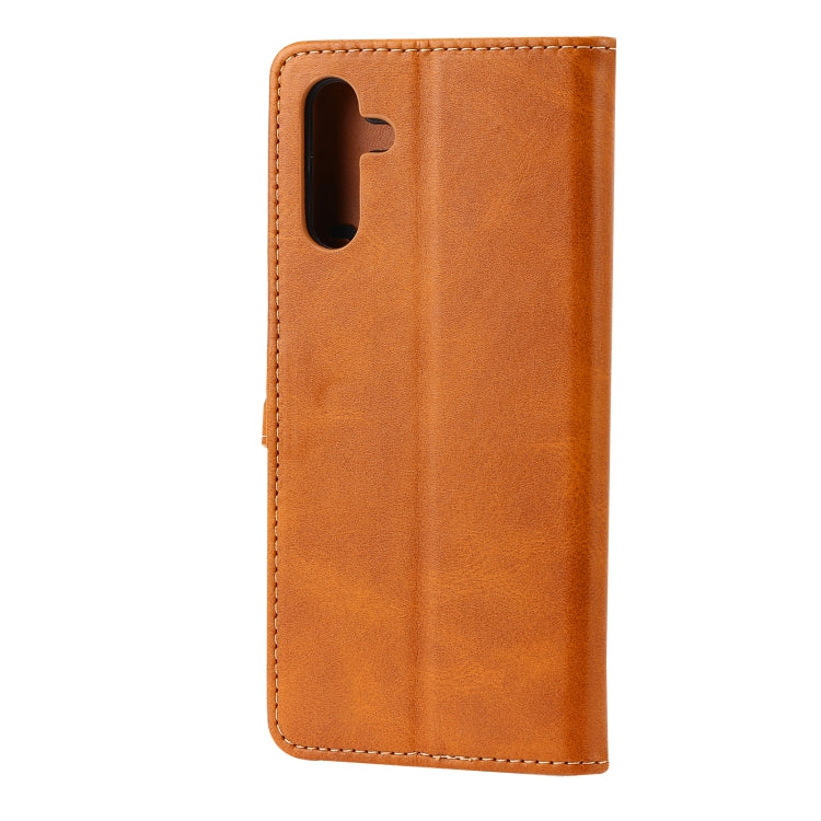 For Samsung Galaxy A56 5G Embossed Happy Cat Pattern Flip Leather Phone Case