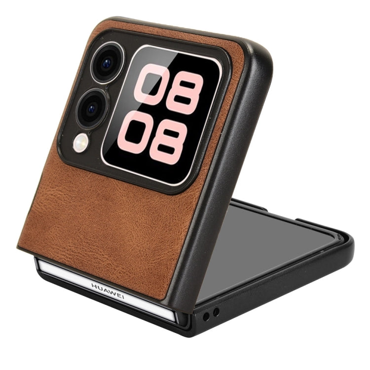 For Huawei nova Flip Wristband Leather Back Phone Case