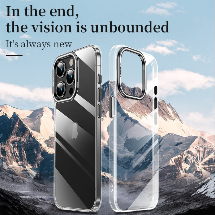 For iPhone 16 Pro Max SULADA PC + Aluminum Alloy Lens Holder Phone Case
