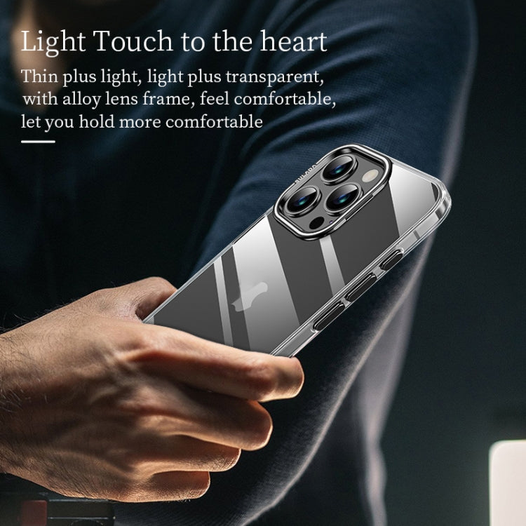 For iPhone 16 Pro Max SULADA PC + Aluminum Alloy Lens Holder Phone Case