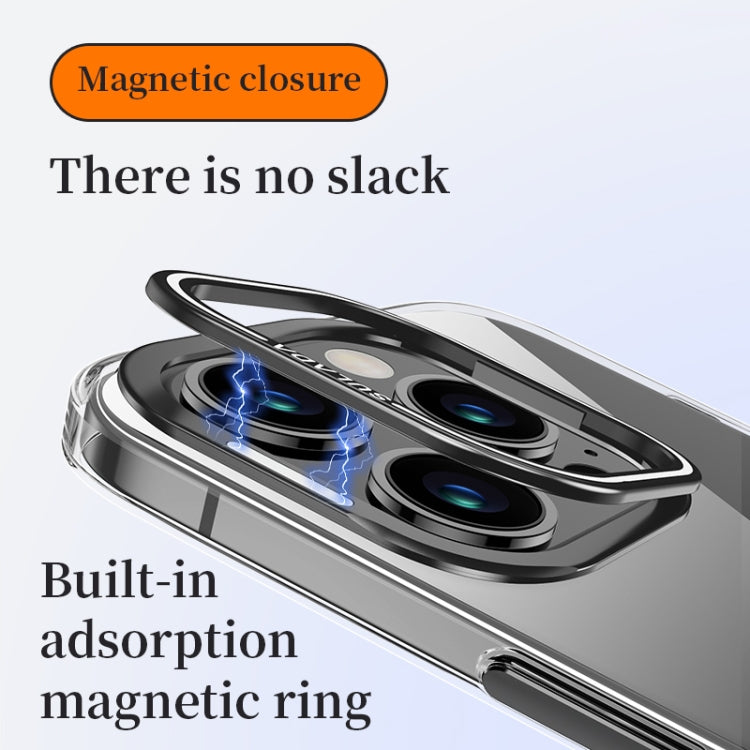 For iPhone 16 Pro Max SULADA PC + Aluminum Alloy Lens Holder Phone Case