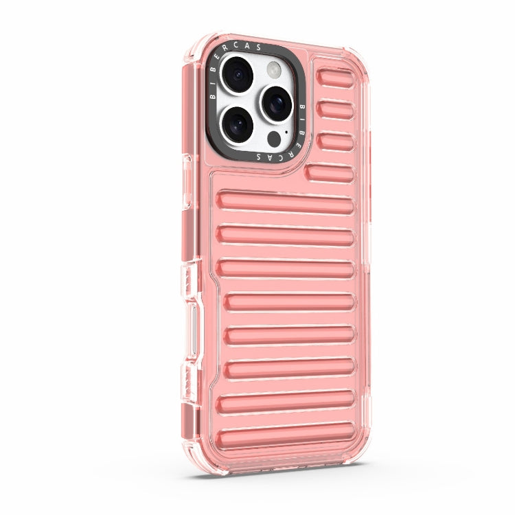 For iPhone 16 Pro Max High Transparency TPU Hybrid PC Airbag Phone Case