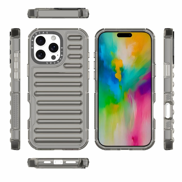 For iPhone 16 Pro Max High Transparency TPU Hybrid PC Airbag Phone Case