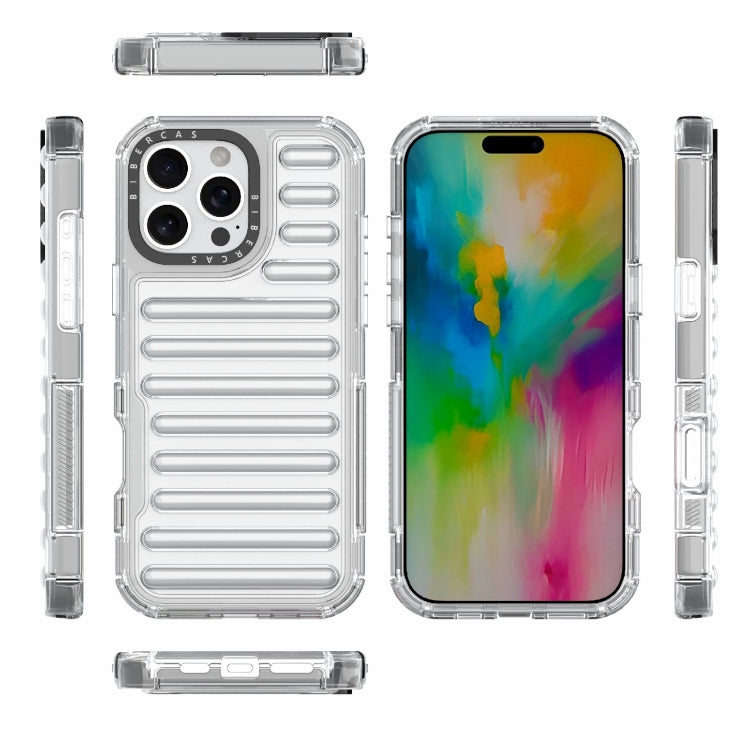 For iPhone 16 Pro Max High Transparency TPU Hybrid PC Airbag Phone Case