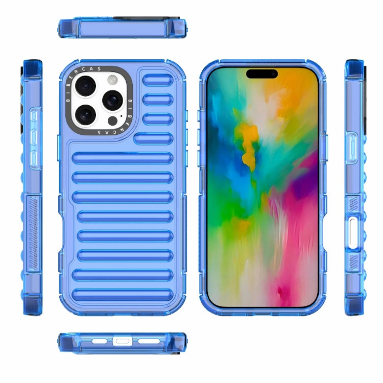 For iPhone 16 Pro Max High Transparency TPU Hybrid PC Airbag Phone Case