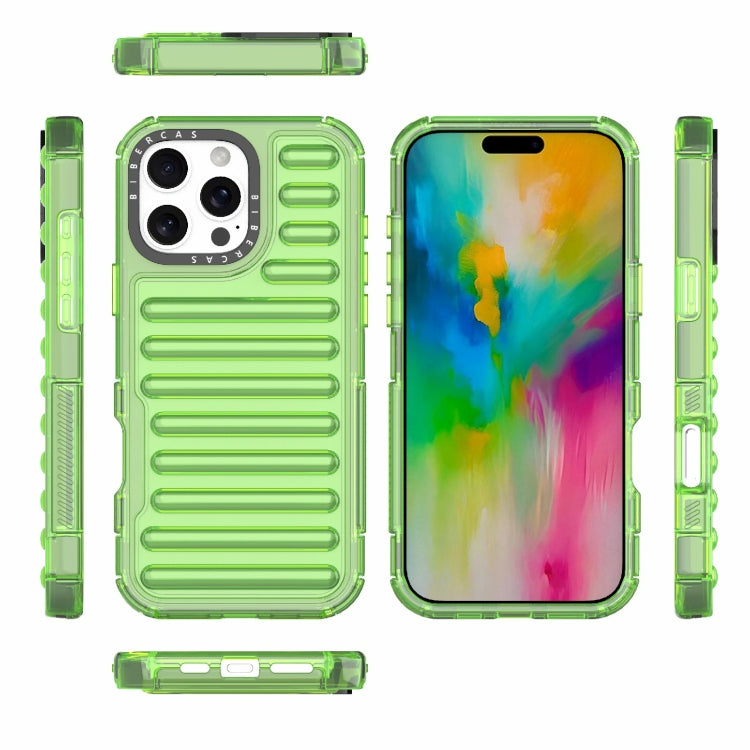 For iPhone 16 Pro Max High Transparency TPU Hybrid PC Airbag Phone Case